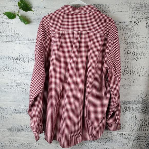 Vineyard Vines Red Plaid Classic Fit Tucker Shirt XL Long Sleeve Button Down - Picture 5 of 6